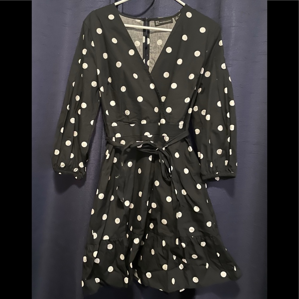 New York & Company polka dot dress